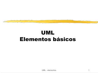 UML Elementos básicos