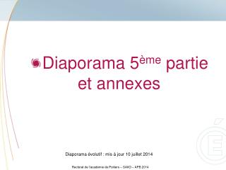 Rectorat de l’académie de Poitiers – SAIIO – APB 2014