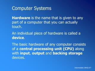 Computer Systems