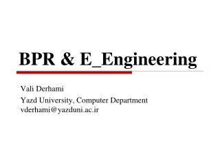 BPR &amp; E_Engineering