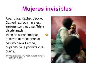 Mujeres invisibles