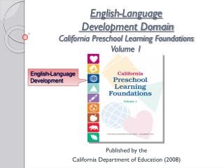 English-Language Development Domain California Preschool Learning Foundations Volume 1