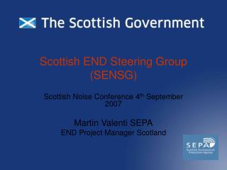 Scottish END Steering Group (SENSG)