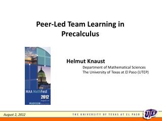 Peer-Led Team Learning in Precalculus