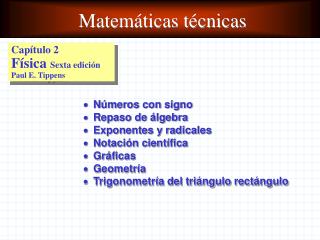Matemáticas técnicas