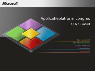 Applicatieplatform congres 12 &amp; 13 maart