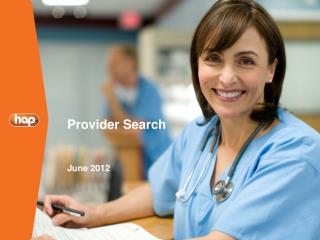 Provider Search June 2012