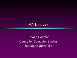 AVL-Trees