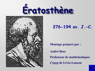 Ératosthène