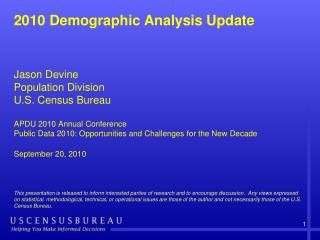 What is Demographic Analysis (DA)?