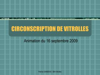 CIRCONSCRIPTION DE VITROLLES