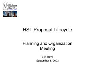 HST Proposal Lifecycle