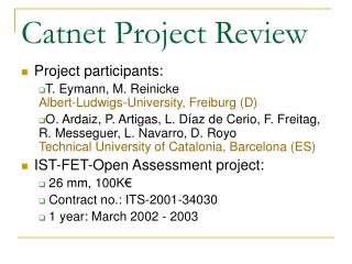 Catnet Project Review