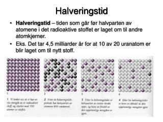 Halveringstid