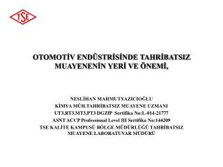 OTOMOTİV ENDÜSTRİSİNDE TAHRİBATSIZ MUAYENENİN YERİ VE ÖNEMİ,