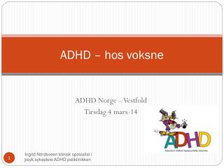 ADHD – hos voksne