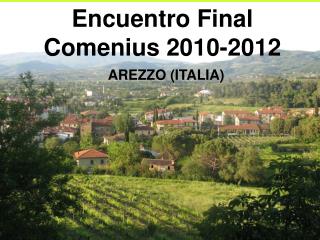 Encuentro Final Comenius 2010-2012