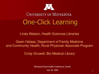 One-Click Learning