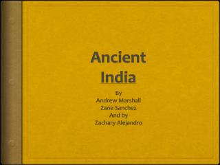 Ancient India