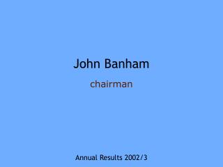 John Banham