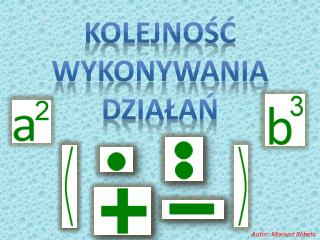 Kolejność wykonywania działań