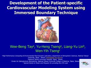 Wee-Beng Tay a , Yu-Heng Tseng a , Liang-Yu Lin b , Wen-Yih Tseng c