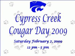 Cypress Creek Cougar Day 2009