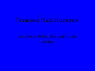 Tennessee Field Diamonds