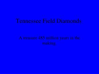 Tennessee Field Diamonds
