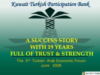 A SUCCESS STORY WITH 19 YEARS FULL OF TRUST &amp; STRENGTH