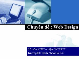 Chuyên đề : Web Design