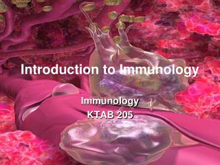 Introduction to Immunology