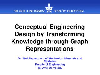 Conceptual Engineering Design by Transforming Knowledge through Graph Representations