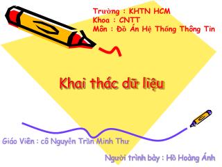 Khai thác dữ liệu