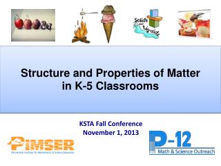 Structure and Properties of Matter in K-5 Classrooms