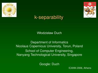 k-separability