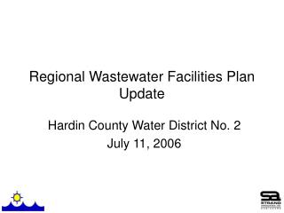Regional Wastewater Facilities Plan Update