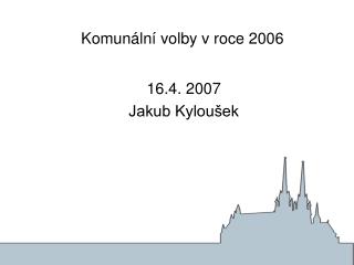 Komunální volby v roce 2006