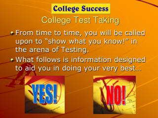 College Test Taking