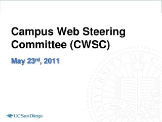 Campus Web Steering Committee (CWSC)