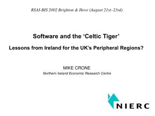 Software and the ‘Celtic Tiger’