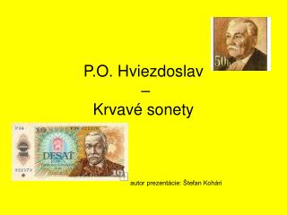 P.O. Hviezdoslav – Krvavé sonety