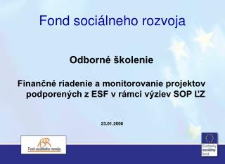 Fond sociálneho rozvoja
