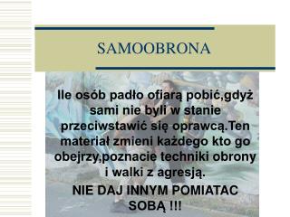 SAMOOBRONA