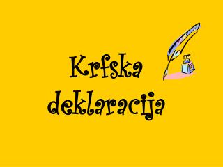 Krfska deklaracija