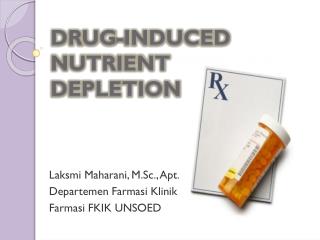 DRUG-INDUCED NUTRIENT DEPLETION