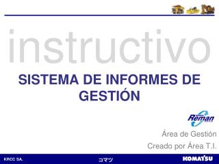 SISTEMA DE INFORMES DE GESTIÓN