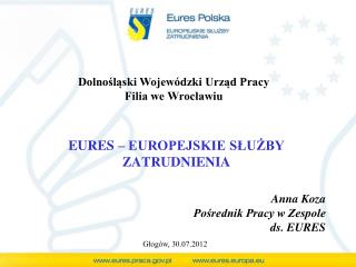 EURES – EUROPEJSKIE SŁUŻBY ZATRUDNIENIA