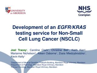 Development of an EGFR/KRAS testing service for Non-Small Cell Lung Cancer (NSCLC)
