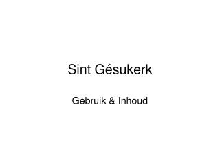 Sint Gésukerk